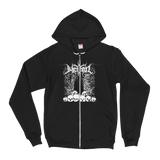 JUCIFER Skulls Zip-Up Hoodie