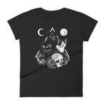 CAT MAGIC PUNKS Cosmos Women's Fitted Shirt