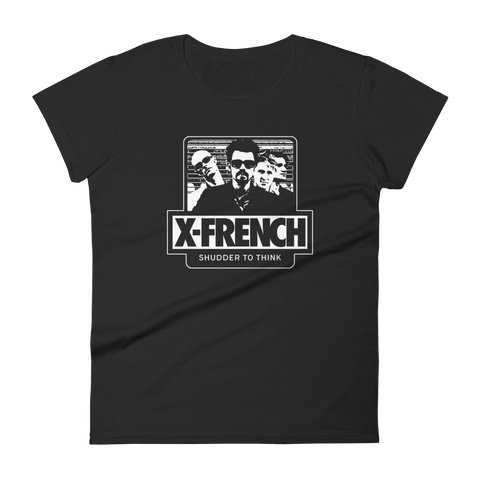 SHUDDER TO THINK X-French Tee Shirt Women's Fitted